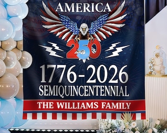 Personlig 250-årsjubileum | Grattis på 250-årsdagen, USA:s flagga | Amerikansk 250-årsjubileumsbakgrund