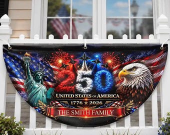 Amerikas 250-årsjubileum - Personlig icke-veckad fanflagga