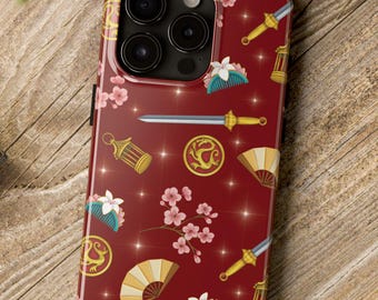 Warrior Princess Pattern Durable Tough Phone Case