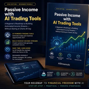 Passive Income with AI Trading Tools Ebook | Automated Trading for Beginners 2026 | No Coding | Templates + Prompts | Digital Download