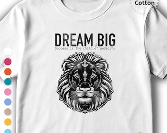 Dream Big Lion Graphic Tee