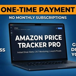 Amazon Price Tracker Pro | Automated Price Drop Email Alerts | No Subscription Software