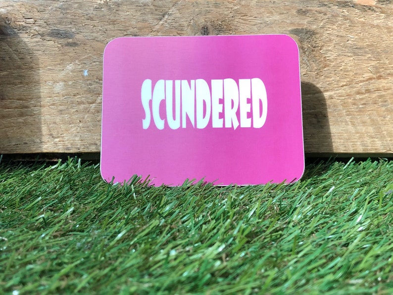 Scundered coaster image 1