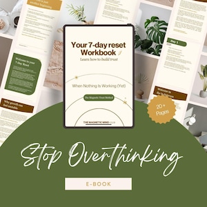 7-Day Reset Workbook | Stop Overthinking, Build Confidence (E-book)
