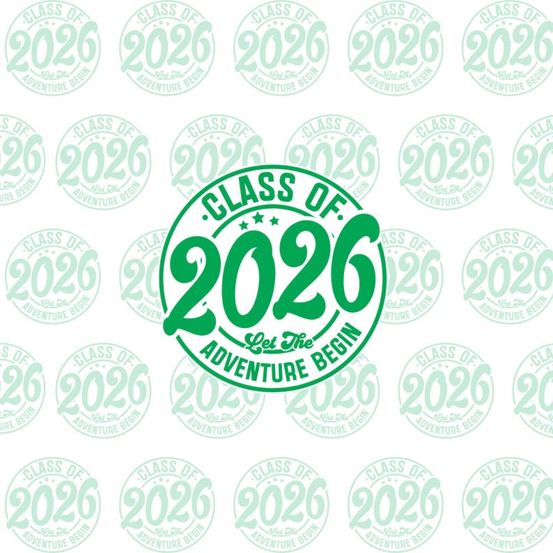 Class of 2026 , Cupcake Insert. 10x10 Inch (approx. 25.5 X 25.5-cm ...