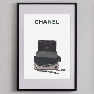 Printable Wall Art of Chanel Logo - Etsy