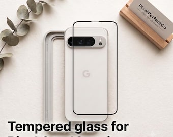 Google Pixel Tempered Glass Screen Protector for Pixel 6 7 8 9 10 Series | HD Clear Anti Scratch Bubble Free Easy Install