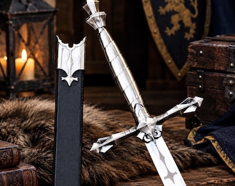 Alucard Sword Replica – Castlevania Gothic Longsword Cosplay Prop, Vampire Hunter Display