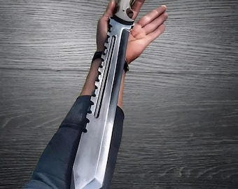 Handmade 5160 Spring Steel Machete Gift for men, Full Tang Forest Knife with Leather Sheath, Gift him Gift for her Gift Dad