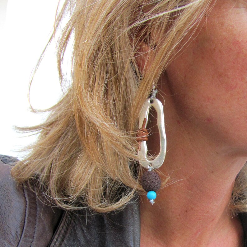 mismatched earring set