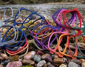 Magnetic Eyewear Toppers, 3D Printed Plastic Frames, Custom Spectacle Attachments