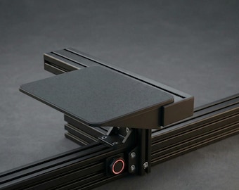 Support souris simracing cockpit – Plateau souris pour profilé aluminium – Tapis 180x220mm – Accessoire rig racing