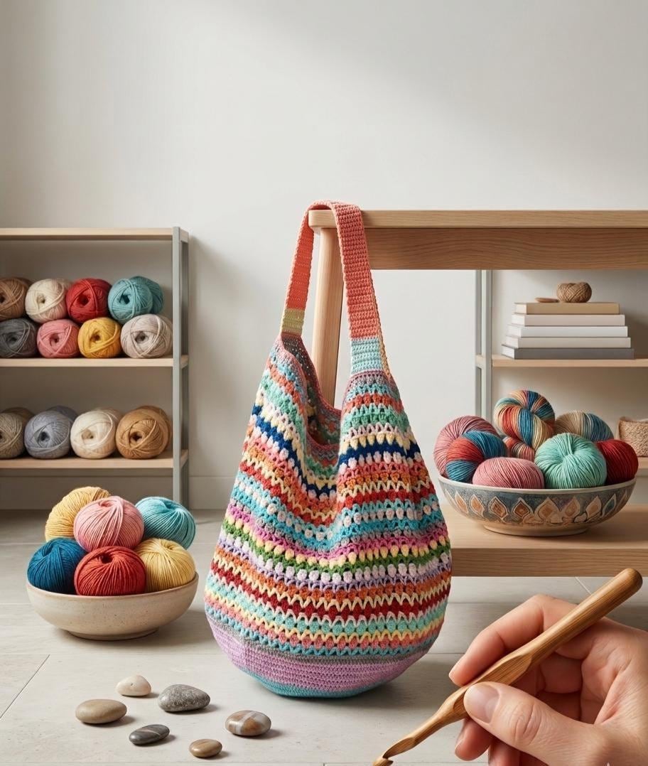 Granny Stitch Summer Tote Pattern
