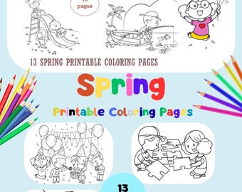 Kids Coloring Pages Printable | Fun Puzzles  | Activity Sheets | Preschool & Kindergarten Learning Pack | Coloring | Preschool Worksheets
