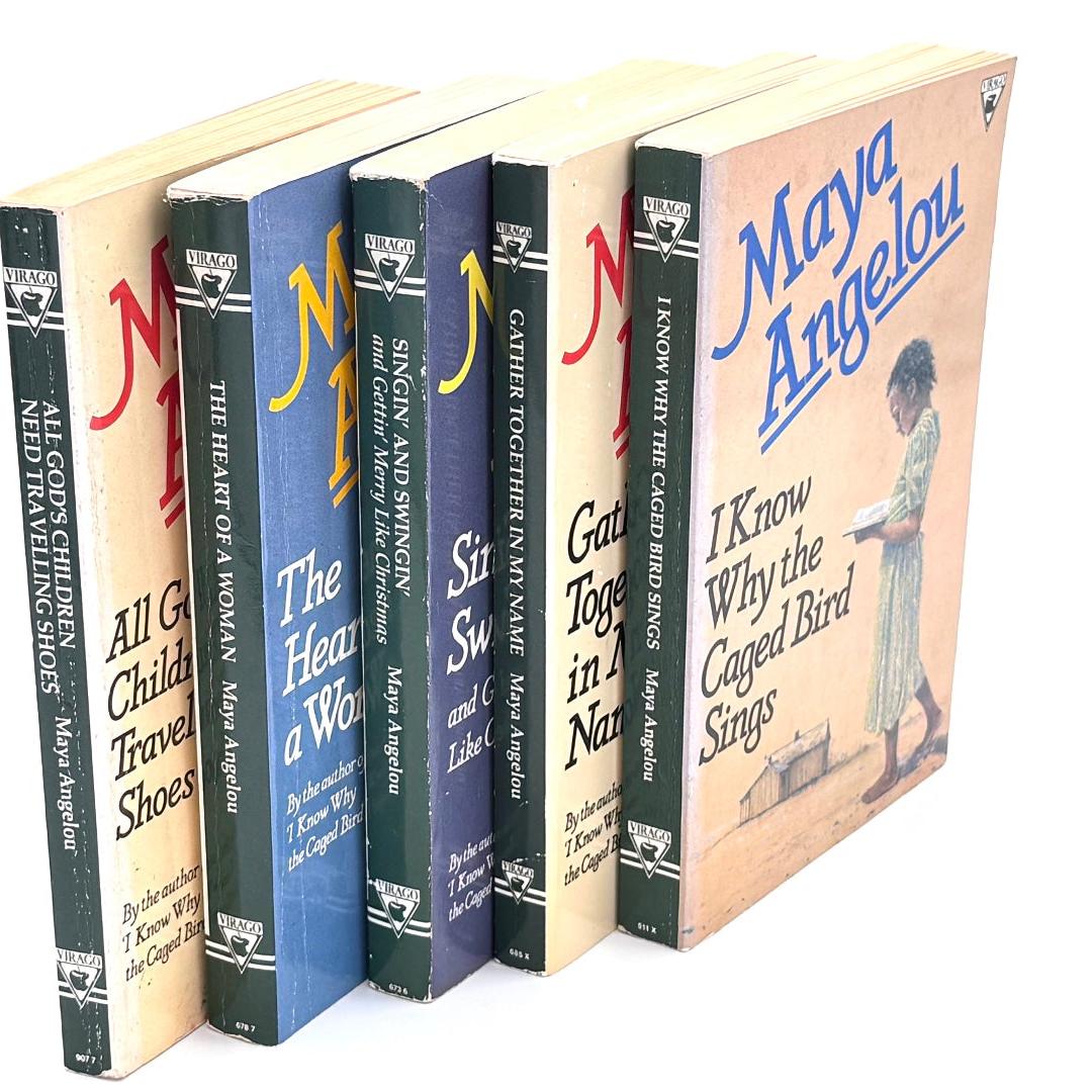 Virago Paperback 5 volumes Maya Angelou Autobiography - Maya Angelou - Virago Press - 1986