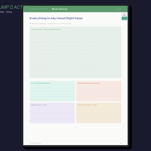 Executive Function Planner iPad GoodNotes | 100 Pages Hyperlinked | EF Planner ADHD Autism TBI | Digital Download imagen 8