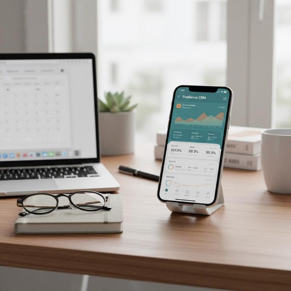 Freelance Planificateur Journal Suivi Cadeau Telechargement Numerique