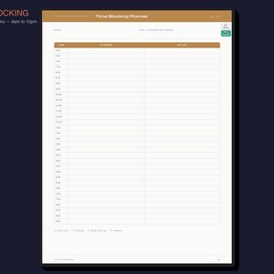 Executive Function Planner iPad GoodNotes | 100 Pages Hyperlinked | EF Planner ADHD Autism TBI | Digital Download imagen 7