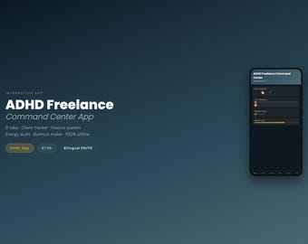 ADHD フリーランスアプリ バイリンガル 英語 フランス語 クライアントトラッカー 請求書 エネルギー監査 燃え尽き症候群メーター ドーパミンメニュー スコープクリープ対策 作業タイマー オフライン