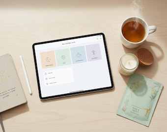 ADHD Self-Care Burnout Planner Journal Daily Tracker Organization Interactive No Install Browser Planner Gift Digital Download