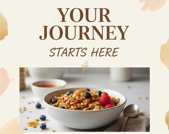 Food Blogger Recipe Instagram Templates 50 Social Media Posts Editable Gift Digital Download
