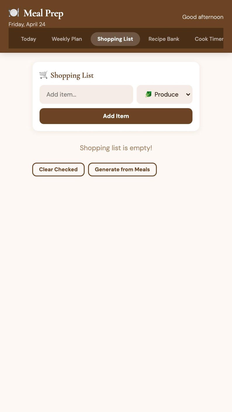 ADHD Meal Prep Planner Journal Daily Tracker Organization Interactive No Install Browser Planner Gift Digital Download image 5