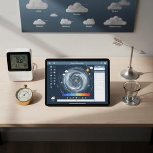 Planificador de observación meteorológica y seguimiento diario | Descarga digital | Regalo