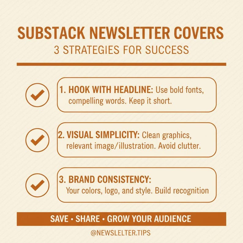 Substack Newsletter Cover Instagram Templates 50 Social Media Posts Editable Gift Digital Download image 5