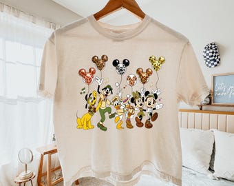 Boxy Tee Disney Safari Shirt, Comfort Colors Ivory Graphic Tee, Animal Kingdom Vacation TShirt, Mickey Friends Family Trip Top