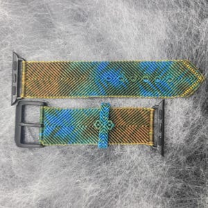 Tonad makramé Apple Watch-rem | Naturinspirerat unisex bohemiskt klockarmband för friluftsälskare