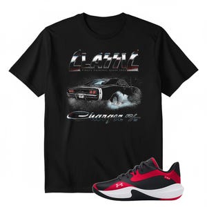 Camiseta clásica Charger R/T Muscle Car con estampado, camiseta retro de carreras americanas