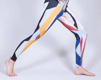 PIPPURI Leggings •SPORTY• - grafisches Muster