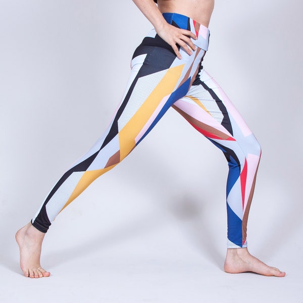 PIPPURI Leggings •SPORTY• - grafisches Muster