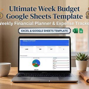 Veckobudget Google Sheets-mall – Veckovis finansiell planerare och utgiftsspårare