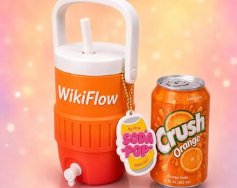 Custom 3D Printed Mini Cooler Can Holder | Soda Koozie with Charm, Name 38 Colors