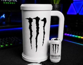 M Energy Drink Can Holder, 2 Colors Fully Customizable