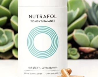 Nutrafol Women’s Balance Hair Growth Capsules | Thinning Hair Support | 120 Count