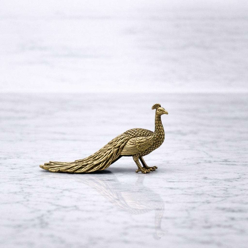 Vintage Peacock Figurine - Etsy