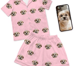 Pijamas para adultos personalizados con cara de mascota