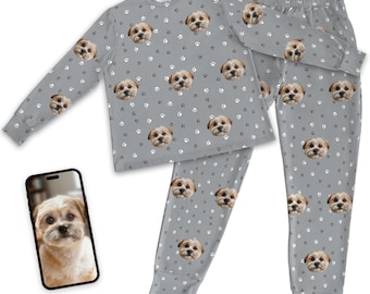 Pijama deportivo personalizado con cara de mascota