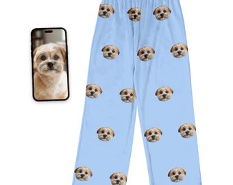 Pantalones de pijama personalizados con la cara de tu mascota