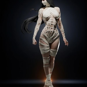 Marvel – Silk (Cindy Moon) | Webveil Ascension STL Statue | 3D Print Model | Digital STL File