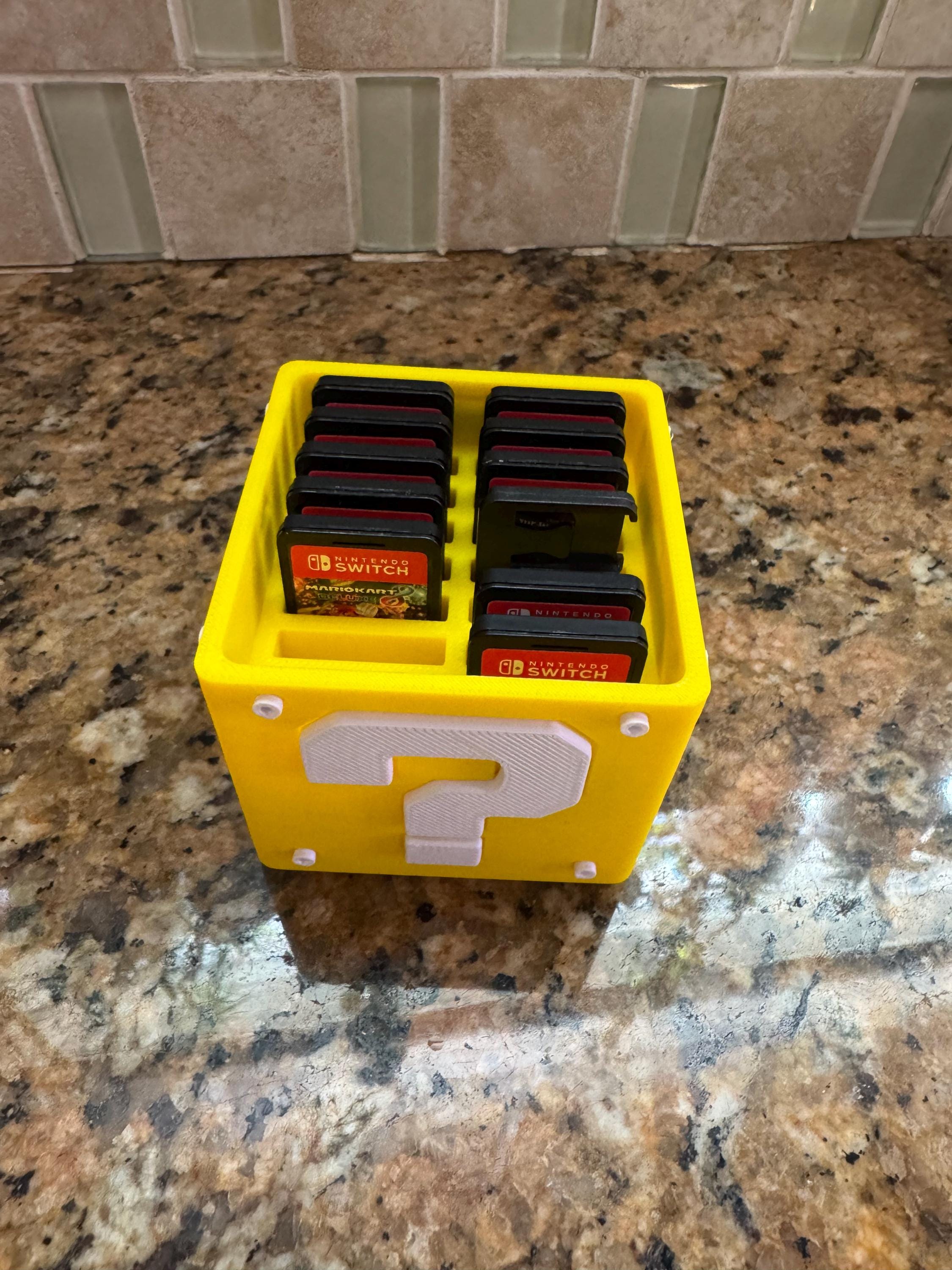 Nintendo Question Block Storage 3D Printed Mario Question Block Storage Box - Etsy