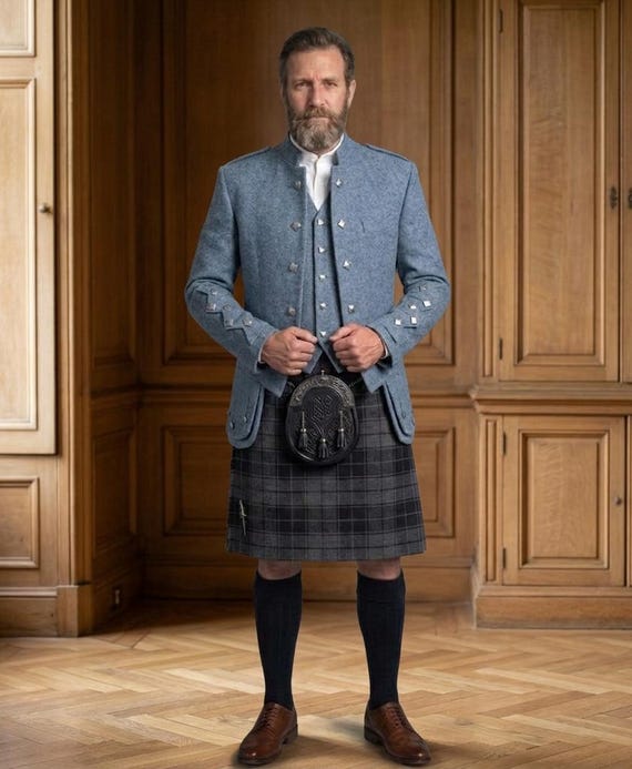 formal dress kilt Gunn Ancient Tartan Formal Kilt Outfit