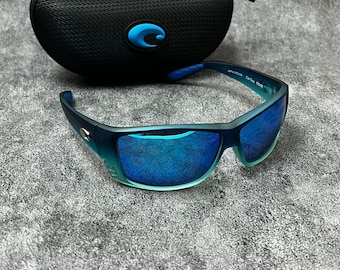 Occhiali da sole polarizzati Costa Del Mar Matte Cat Cay Gradient Blue Ice Blue CO.05