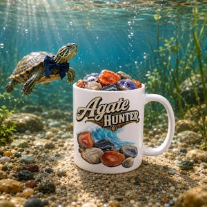 Agate Hunter Mug | Lake Superior Rock Hunting