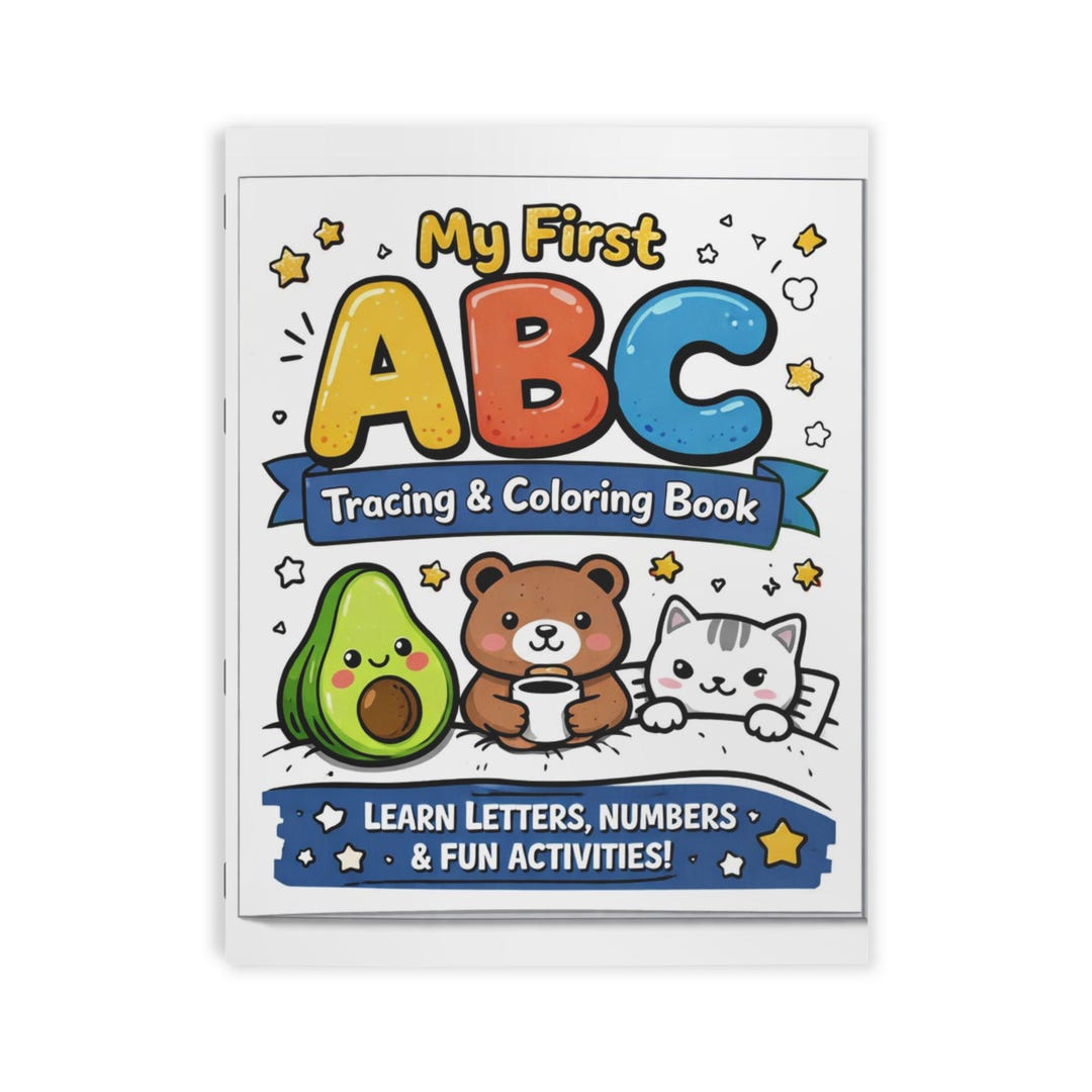 ABC Tracing and Coloring Book for Kids | Learn Letters, Numbers ...
