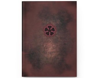 Cuaderno grimorio de tapa dura de Black Clover / Diario mate