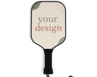 Pala de pickleball personalizada con kit / Dos pelotas