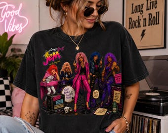 Camiseta Gen x Jem and the Holograms PNG, camiseta JEM, camiseta Gen x PNG